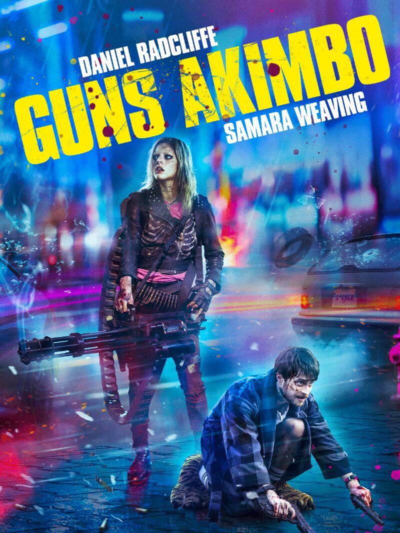 "Guns Akimbo" es protagonizada por Daniel Radcliffe.