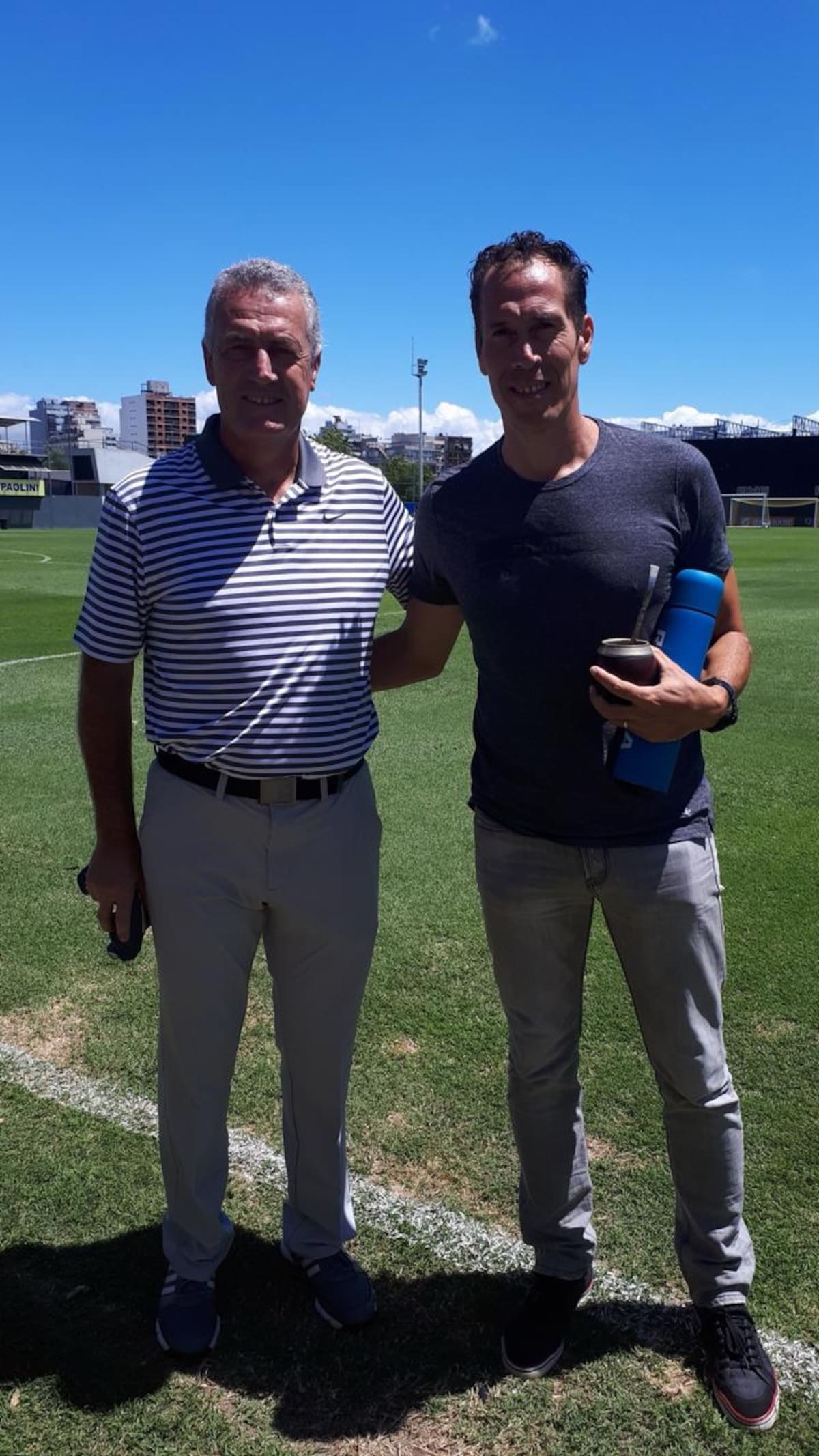 "Como ser humano y como profesional lo admiro. Ojalá que mi carrera vaya en una línea parecida a la de él. Seguramente no va a ser igual, porque él llegó a un peak muy alto".