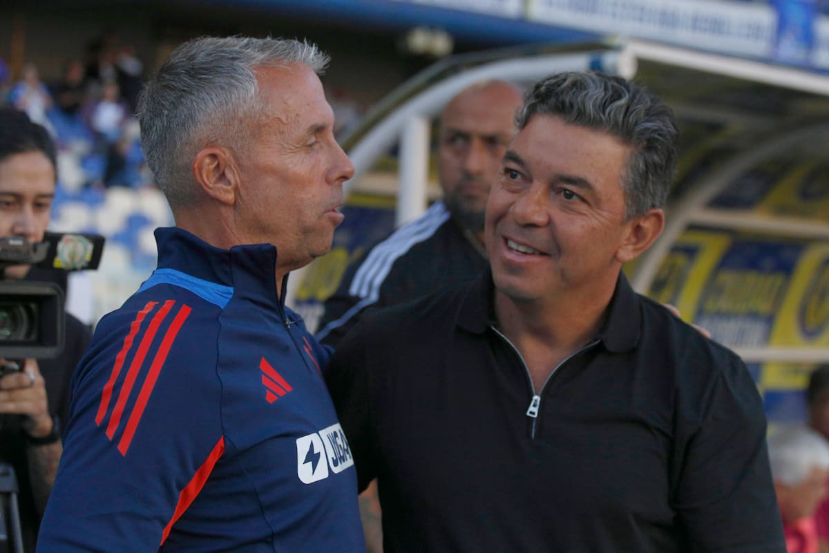 en el partido de Universidad de Chile vs River Plate.