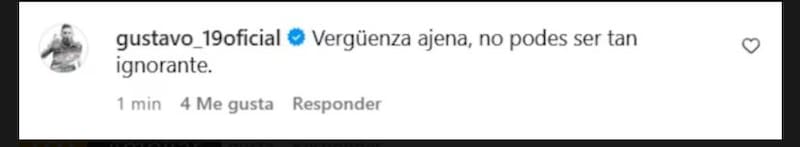 Gustavo Canales molesto con el comentario de Esteban Paredes.