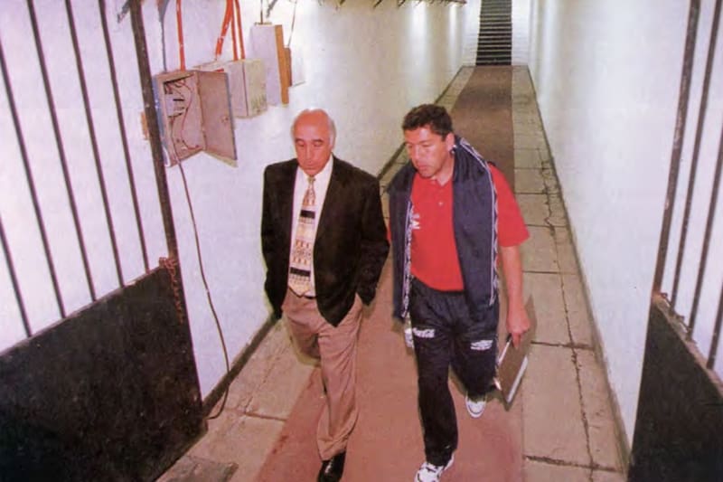 Los tiempos del DT ovallino junto a Nelson Acosta.