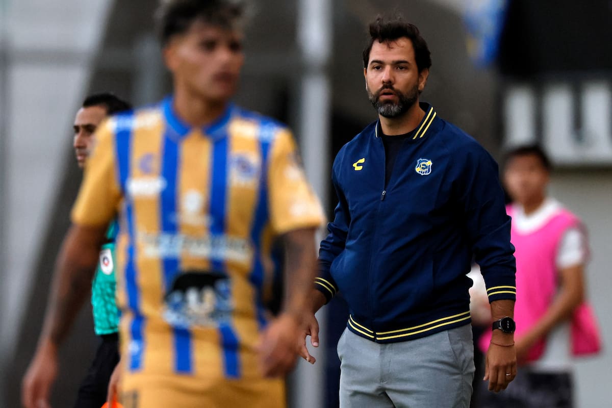 El DT en su paso por Everton.