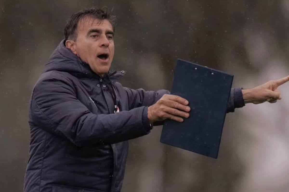 El DT en Independiente. Foto: @caindependiente