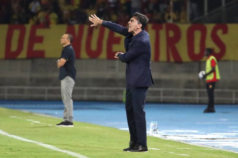 El director técnico Gustavo Quinteros no se complicó por el empate de Colo Colo en el debut en Copa Libertadores ante Deportivo Pereira. (Crédito: Agencia Aton)