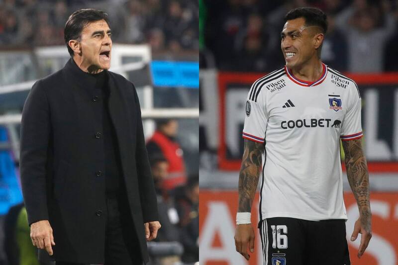 El entrenador de Colo Colo habló sobre la posible partida del delantero paraguayo al Emelec. (Foto: Agencia Aton)