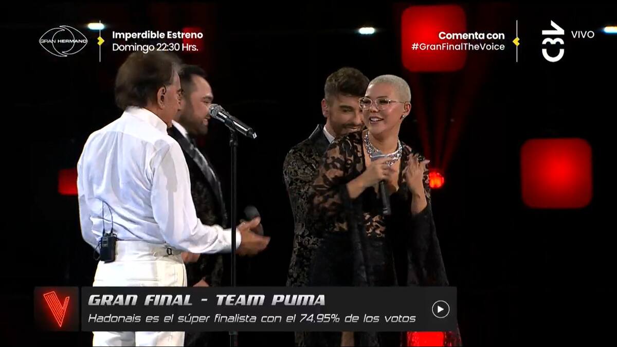 Hadonais Nieves, la primera superfinalista de "The Voice Chile"