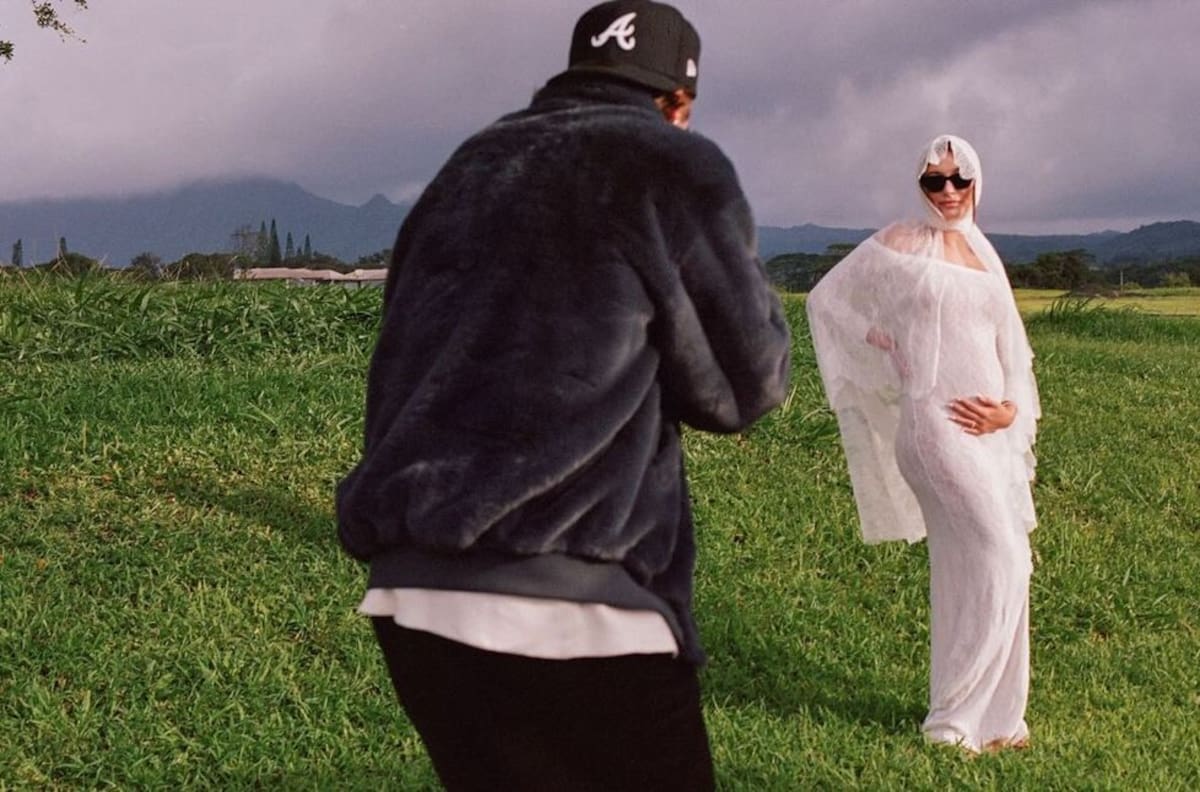 Hailey Bieber anunció que está embarazada con hermosos registros junto a Justin Bieber