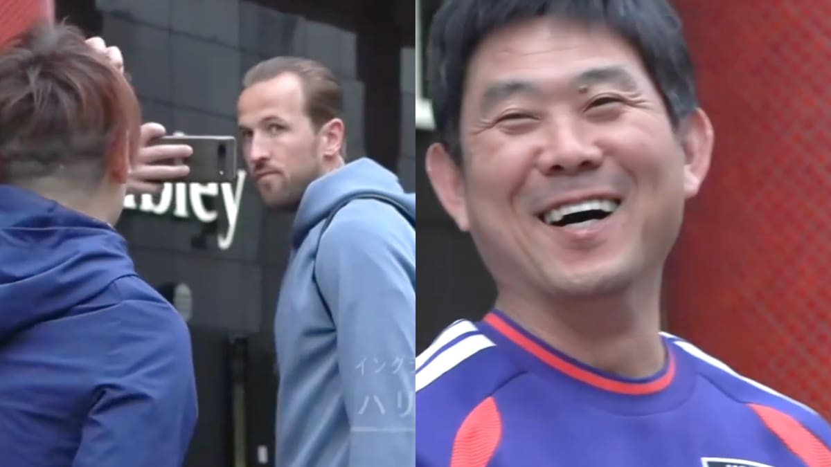 VIDEO | El curioso momento que vivió Harry Kane con el DT de Japón en medio del Mundial 2026