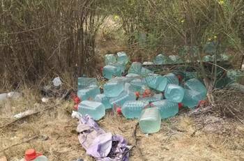 Caso de bidones con acelerante en Coronel: Carabineros informó que contenían alcohol gel