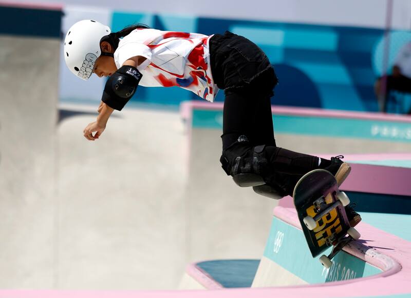 La china debutó con 11 años en París 2024. EFE.