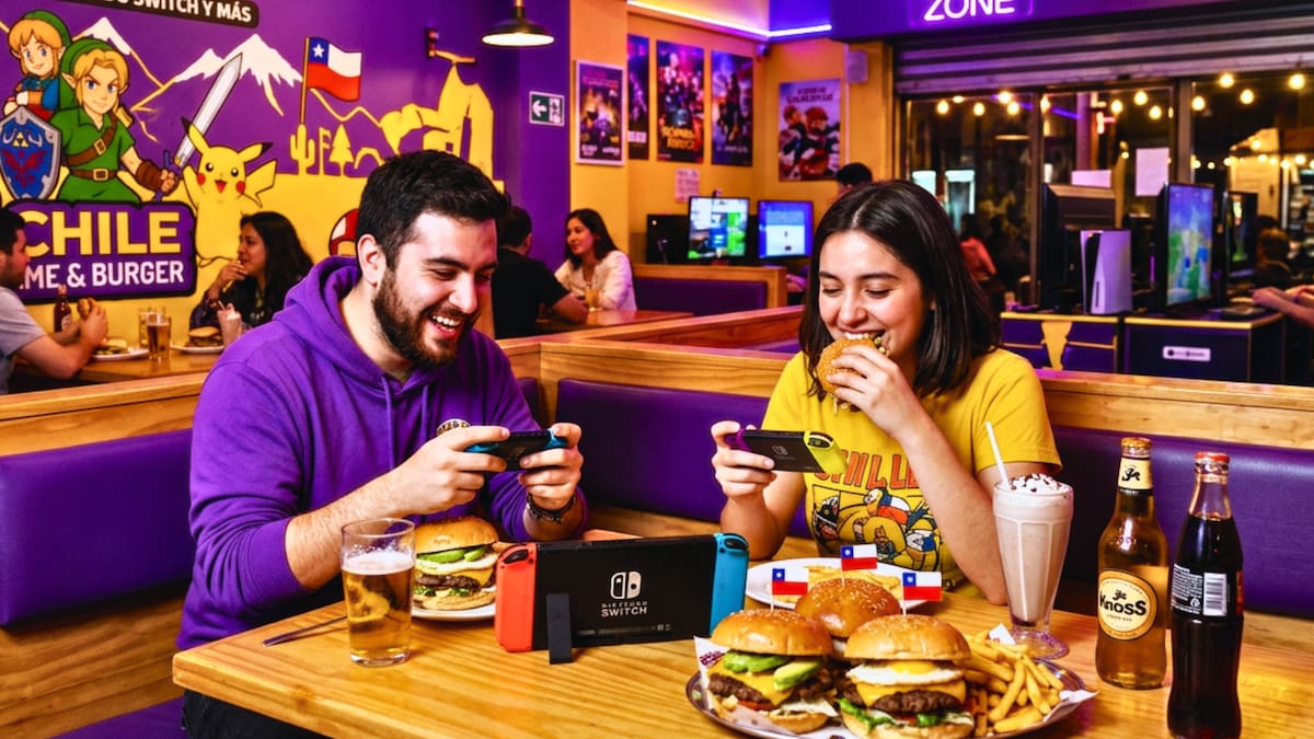 Consolas y sabor en el Biobío: el restaurante en Concepción que permite jugar Nintendo Switch mientras comes