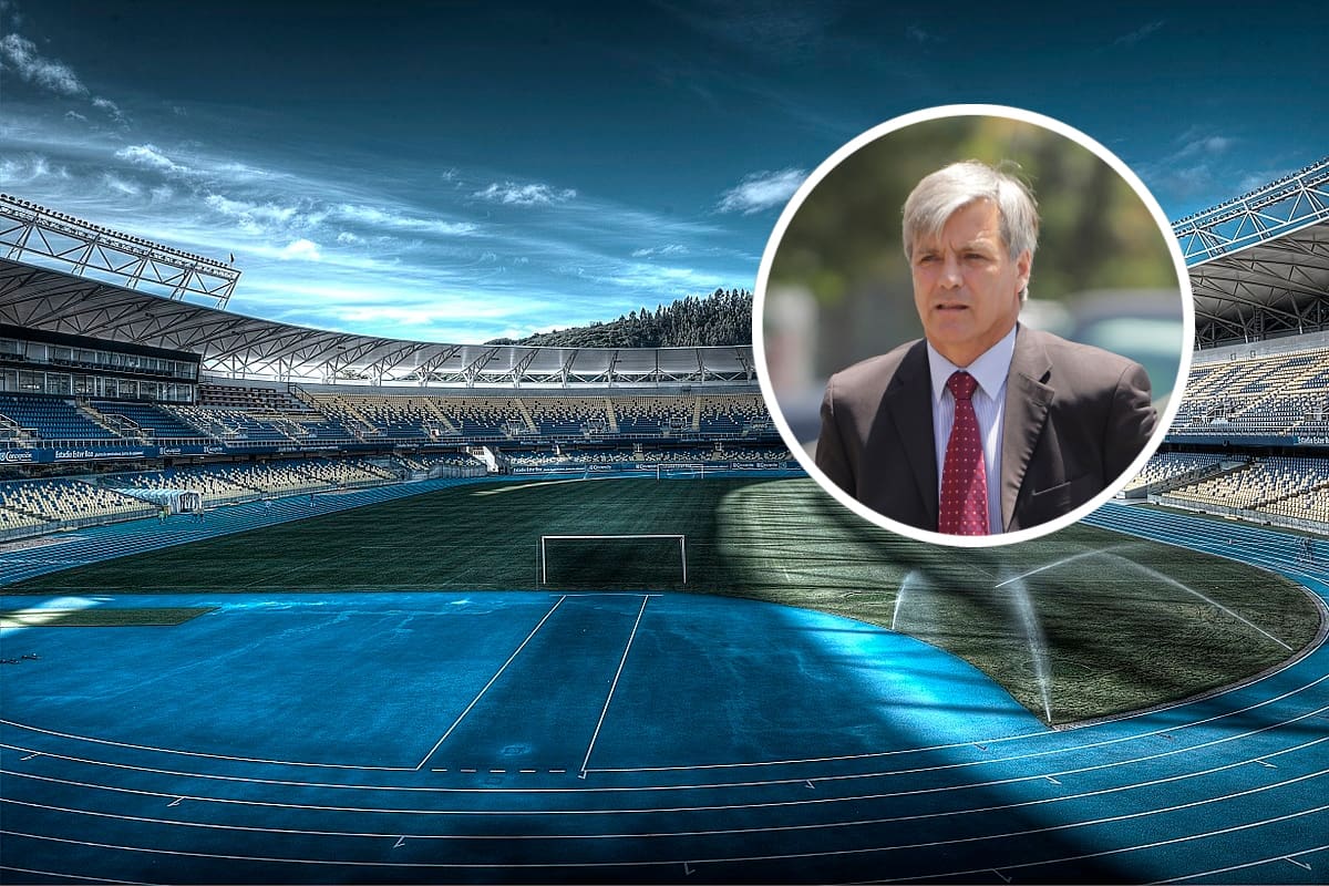 Harold Mayne-Nicholls ve al estadio Ester Roa como posible sede para el Mundial del 2030 (Foto del estadio: Guti)