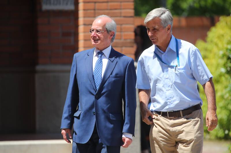 El ex presidente de la ANFP está en gira por Chile para analizar opción de ser candidato presidencial. / Aton Chile