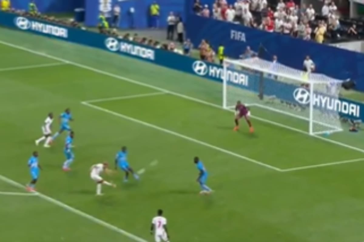 El delantero le marcó un golazo a RD Congo.