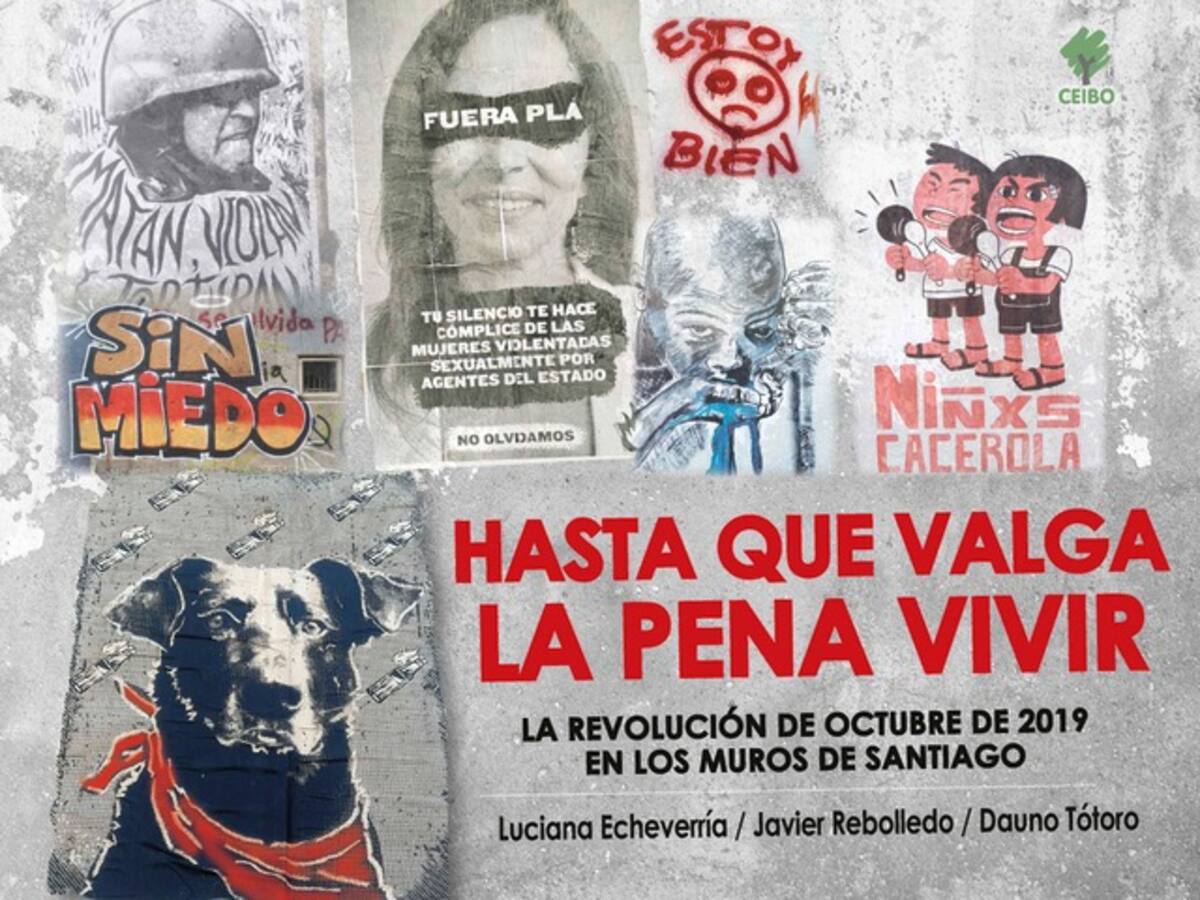 Esta es la portada del recopilatorio de mensajes y alusiones al Estallido Social.