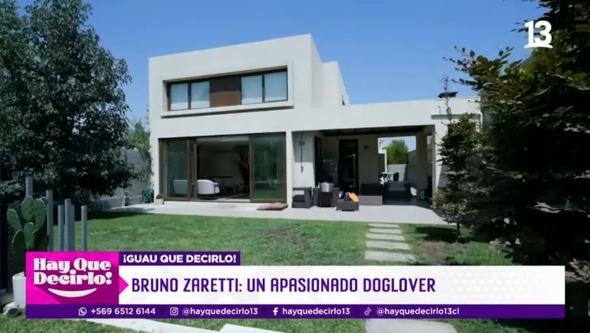 Así se ve por fuera la casa del artista.