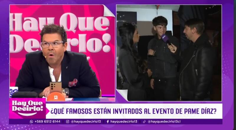El panel se sorprendió con la inesperada aparición.