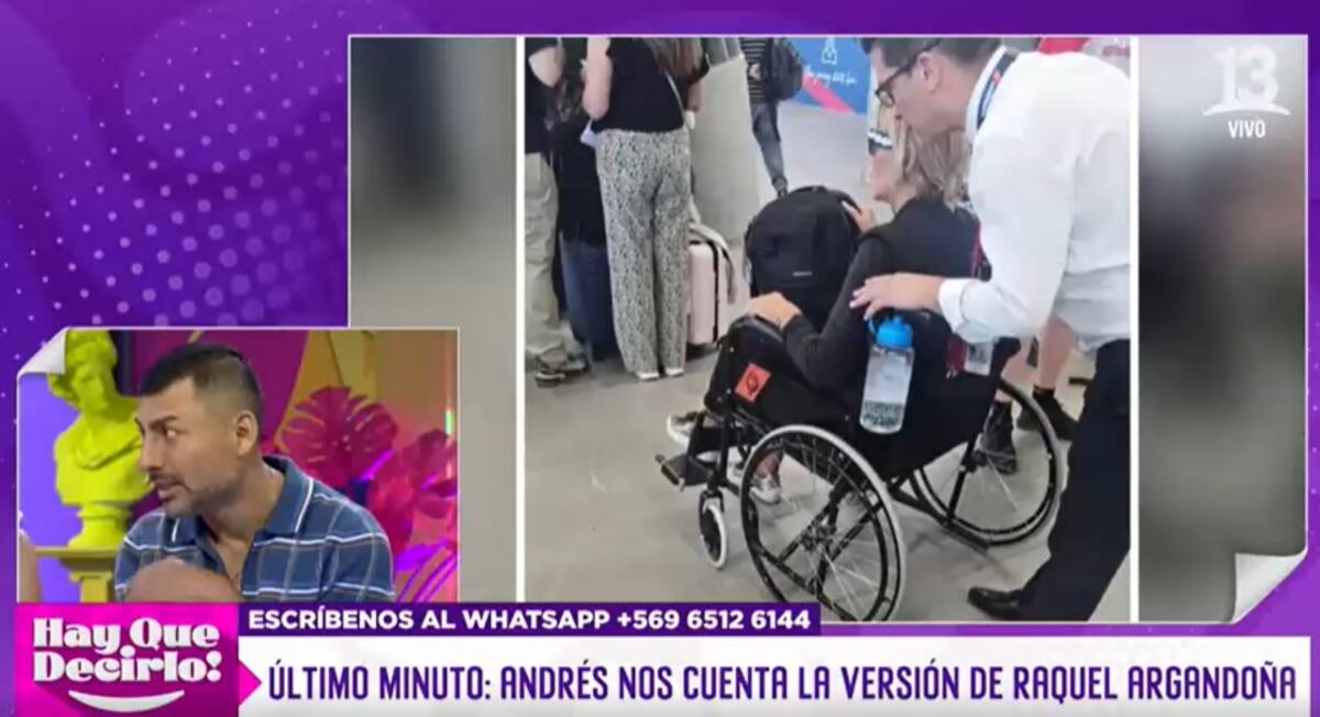 Raquel Argandoña le respondió a Andrés Caniulef. Créditos: Canal 13