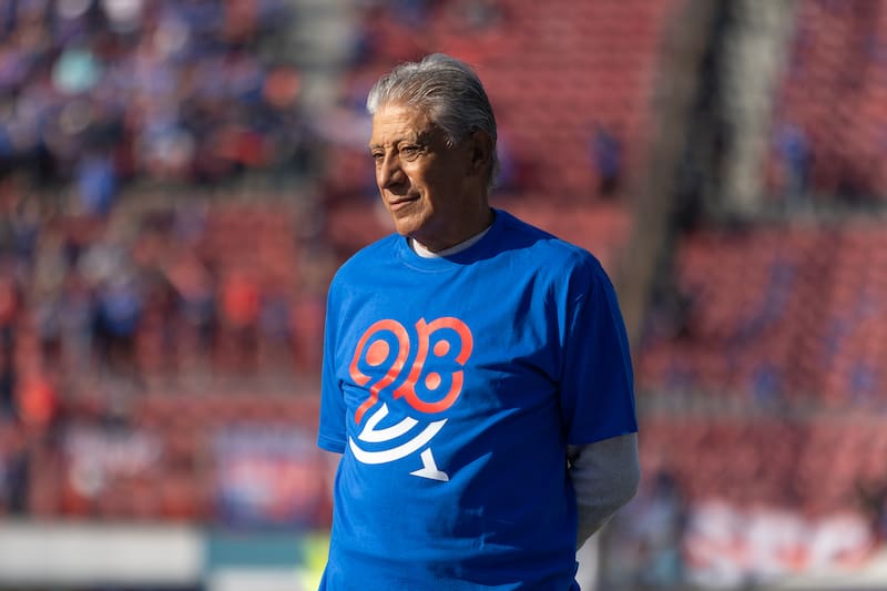 Analizó el presente de Universidad de Chile. Foto: Felipe Escobedo