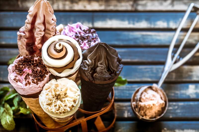 El calor da la excusa perfecta para disfrutar de un rico helado durante estas vacaciones de verano.
