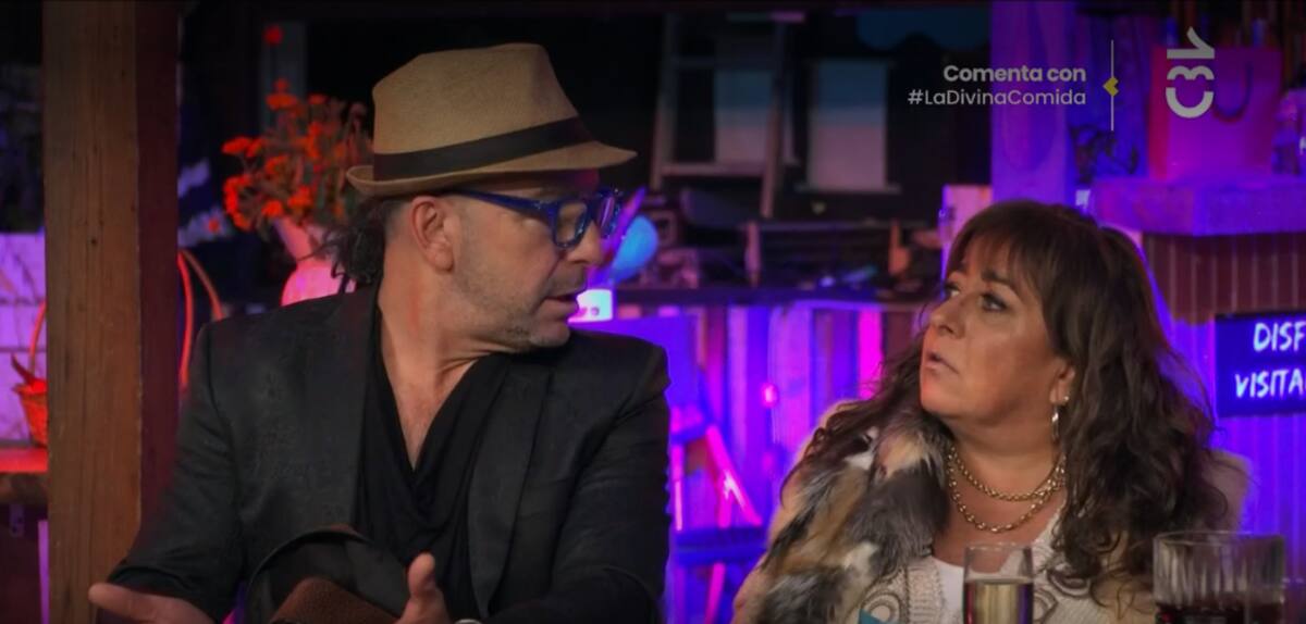 Helhue Sukni y Jorge Alís en "La Divina Comida".