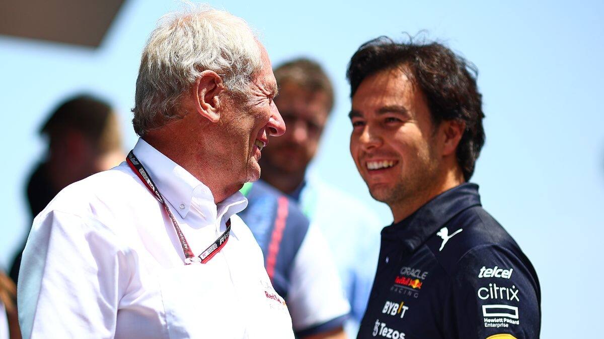 Helmut Marko defiende a Checo Pérez y aclara todo sobre la supuesta reducción salarial
