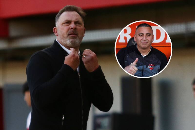 la pasó mal como técnico de Ñublense. Fotos: Agencia Aton.