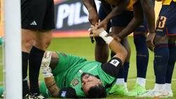 Hernán Galíndez sufrió fuerte lesión en las Eliminatorias: su compañero lo ayudó y siguió jugando