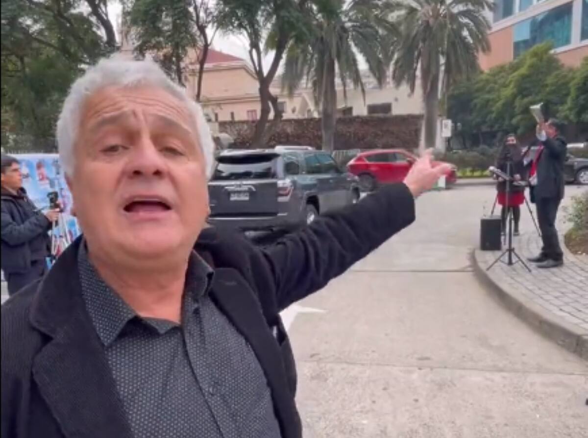 El diputado denunció la agresión verbal del autodenominado Pastor Soto. Foto: Captura de video.