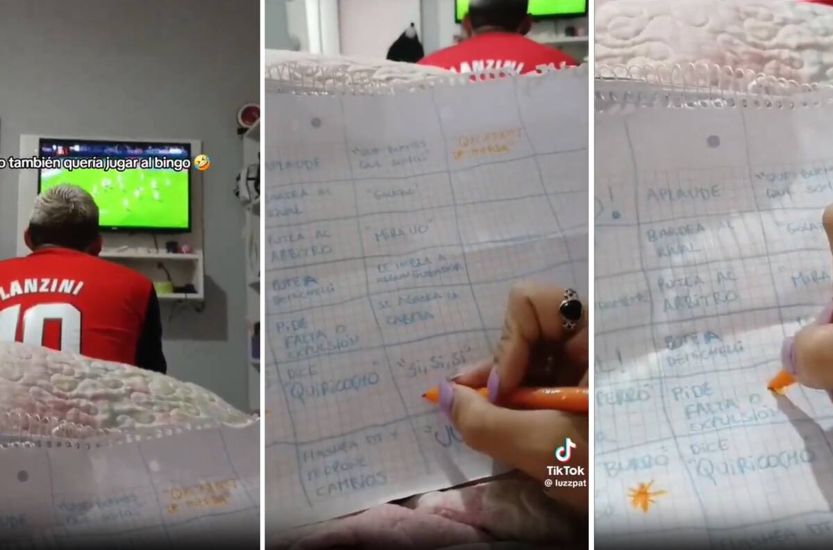 VIDEO | El divertido “bingo del hincha” que se hizo viral en Argentina