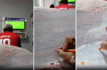 VIDEO | El divertido “bingo del hincha” que se hizo viral en Argentina