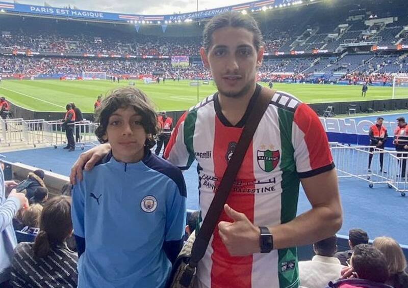 Zidane Moussi expresó su repudio contra el PSG tras ser expulsado del estadio por vestir la camiseta de Palestino.