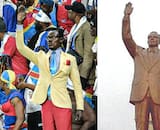 VIDEO | Viral a nivel mundial: un hincha se mantuvo en modo estatua todo un partido de la Copa de África