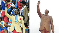 VIDEO | Viral a nivel mundial: un hincha se mantuvo en modo estatua todo un partido de la Copa de África