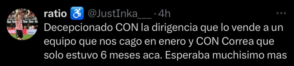Hinchas de Estudiantes enojados por la venta de Javier Correa a Colo Colo.