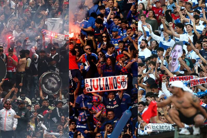 de Colo Colo, la U y la UC