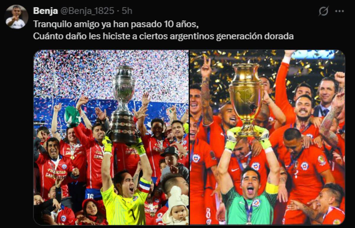 Defendieron a La Roja en X.