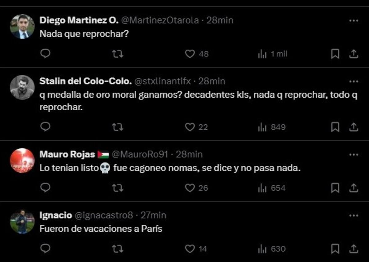Hinchas chilenos critican a Tabilo y Jarry tras quedar eliminados en París 2024