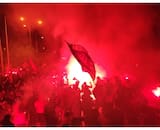 VIDEO| Cobreloa celebró su aniversario con fuegos artificiales y una multitud de hinchas