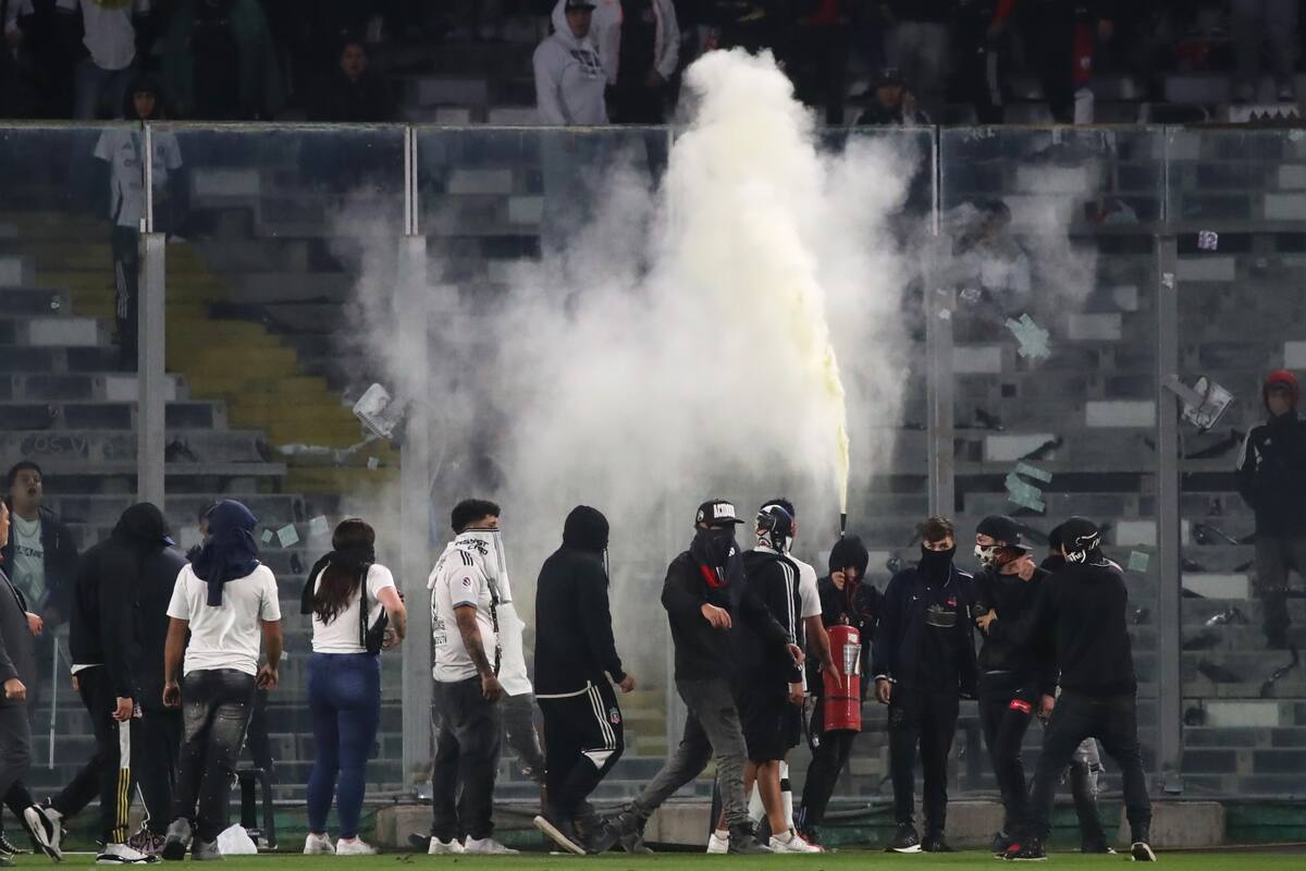 en el Estadio Monumental. Foto: Photosport