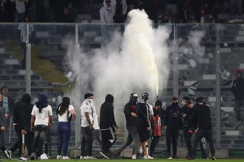 en el Estadio Monumental. Foto: Photosport