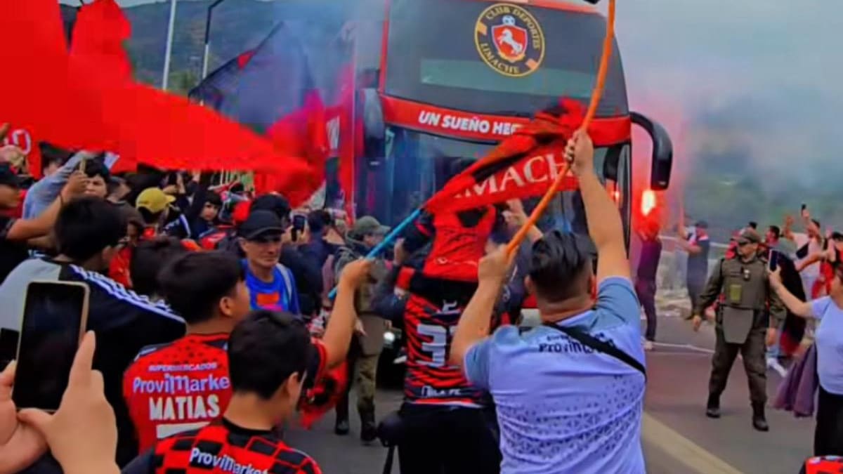 VIDEO | Así fue la masiva despedida que tuvo Deportes Limache antes de disputar la final de Copa Chile