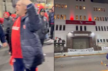 “Que se vayan todos”: Hinchas de Independiente protestan contra su dirigencia por fallo a favor de la U