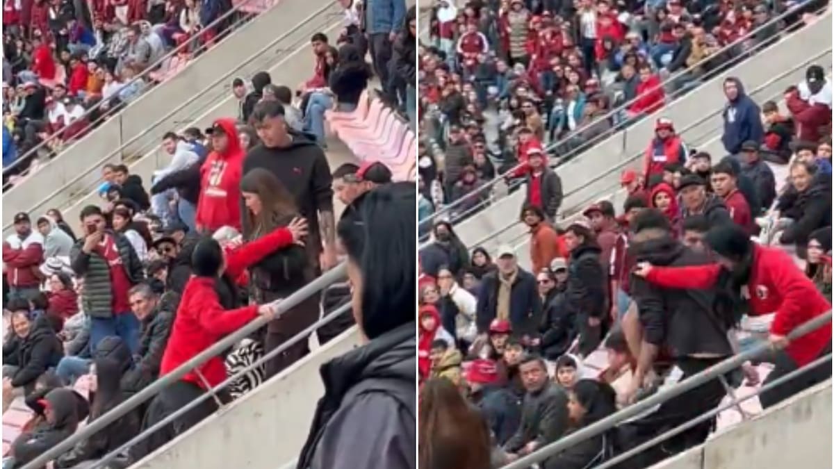 VIDEO | No se vio por TV: hinchas de La Serena sacaron a golpes a infiltrados de Colo-Colo en La Portada