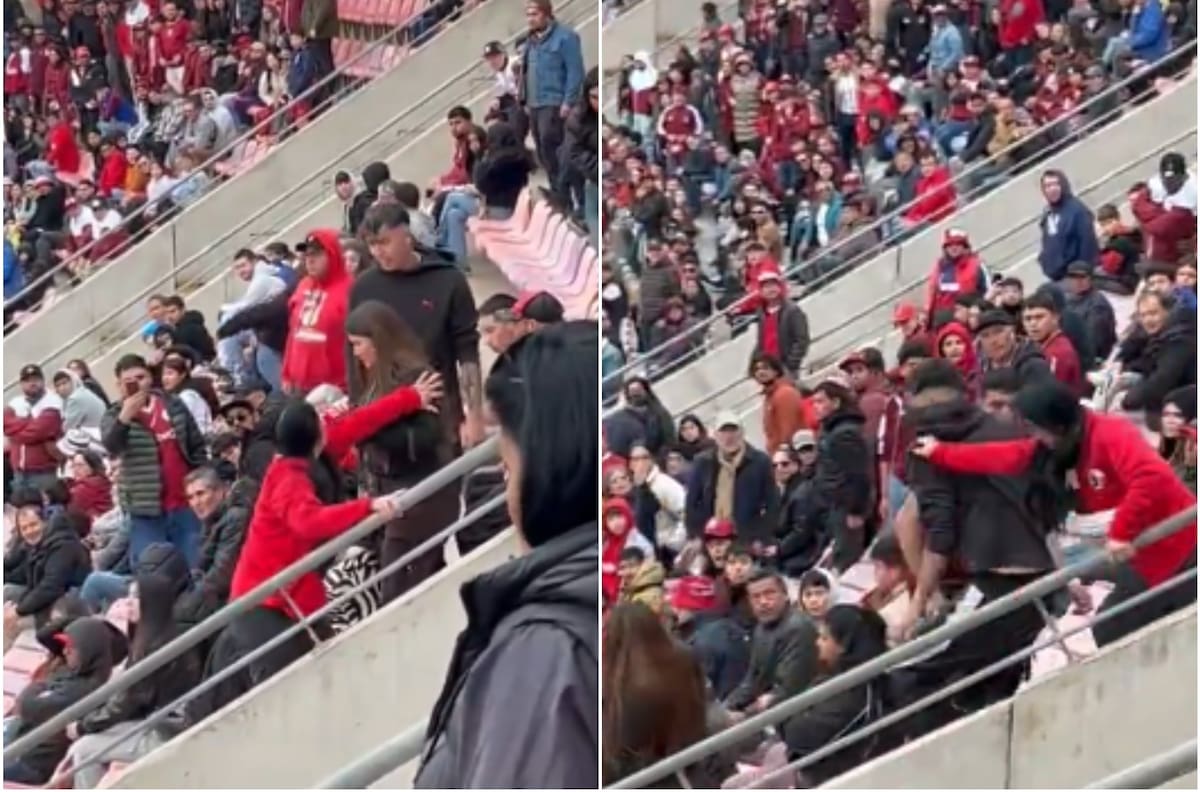 VIDEO | No se vio por TV: hinchas de La Serena sacaron a golpes a infiltrados de Colo-Colo en La Portada