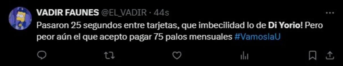 arremeten contra Lucas Di Yorio.