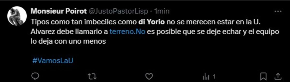 arremeten contra Lucas Di Yorio.