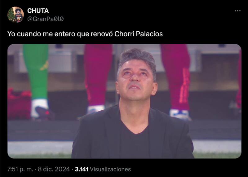 Hinchas de la U explotaron ante la inminente renovación de Palacios.