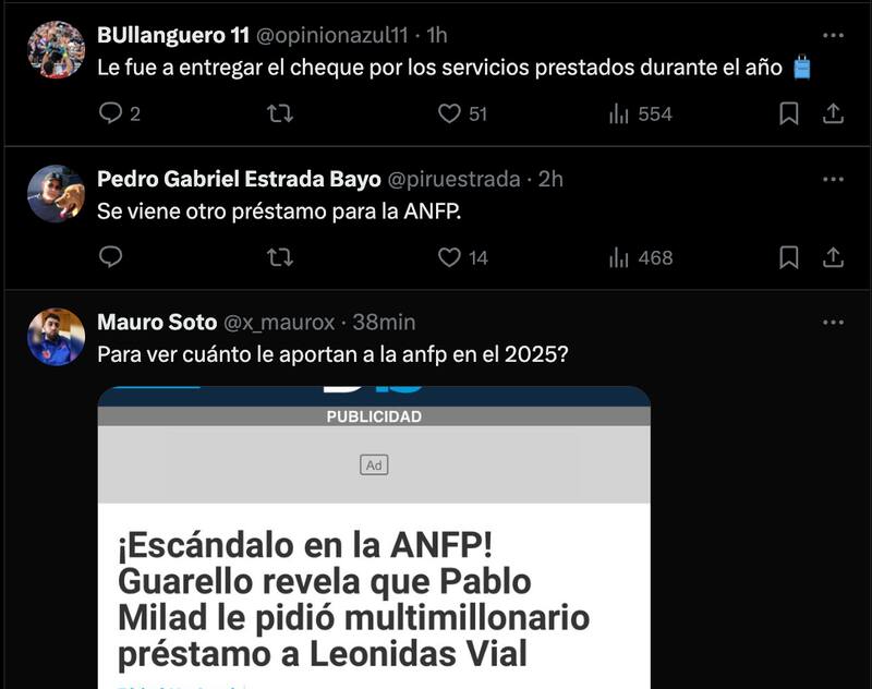 Hinchas de la U furiosos por reunión "secreta" entre Pablo Milad y Colo Colo.
