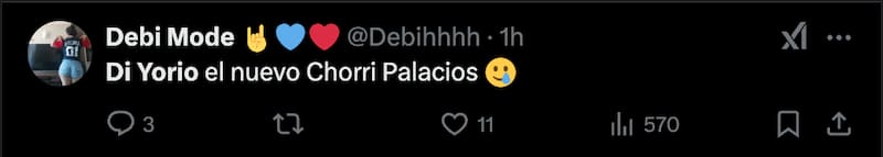 Hinchas de la U reaccionaron al debut de Lucas Di Yorio.